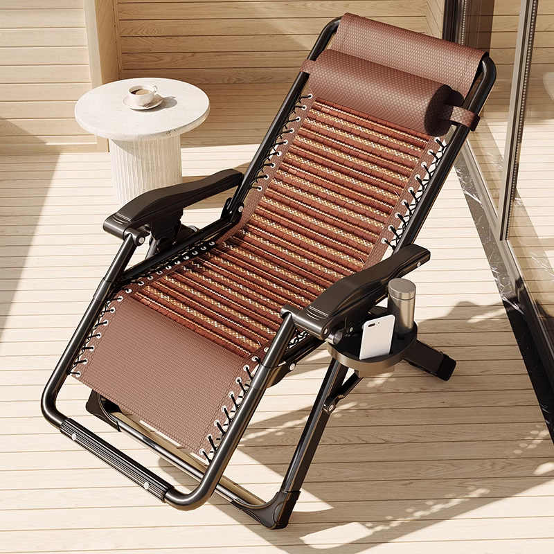 Outdoor Furniture Lounge Set - ラウンジチェア 折りたたみ式 昼休み レジャーチェア 高齢者 ビーチ昼寝椅子