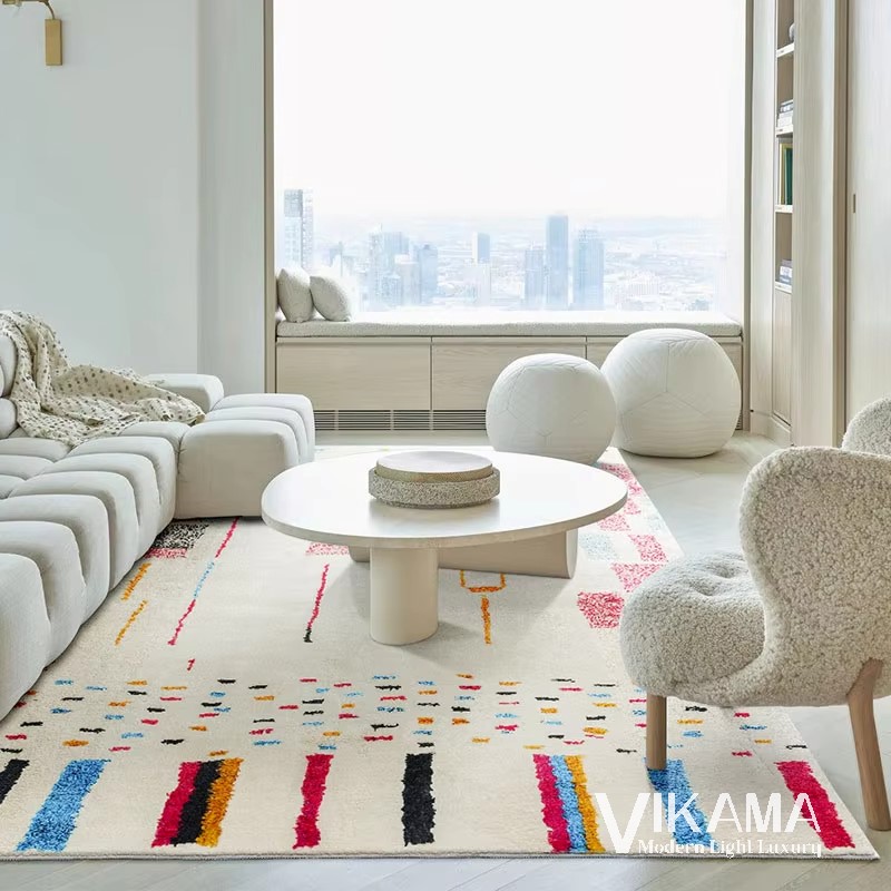 Outdoor Daybed Furniture - Vikama-大きな豪華なフロアマット,リビングルーム,ベッドルーム,畳,家の装飾,パーソナライズされた,創造的な,柔らかいソファ,ティーテーブル
