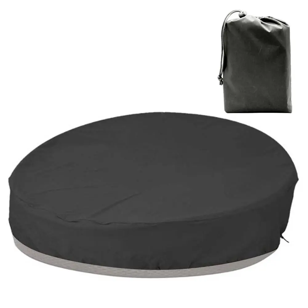 Outdoor Furniture Covers - 屋外防水デイベッドカバー 丸型ソファ 防塵 雨雪対策 ガーデンパティオ家具 UV色褪せ防止