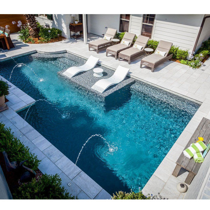 Outdoor Daybed Furniture - ホテル屋外家具 スイミングプール タンニングレッジ ラウンジチェア デイベッド ビーチ