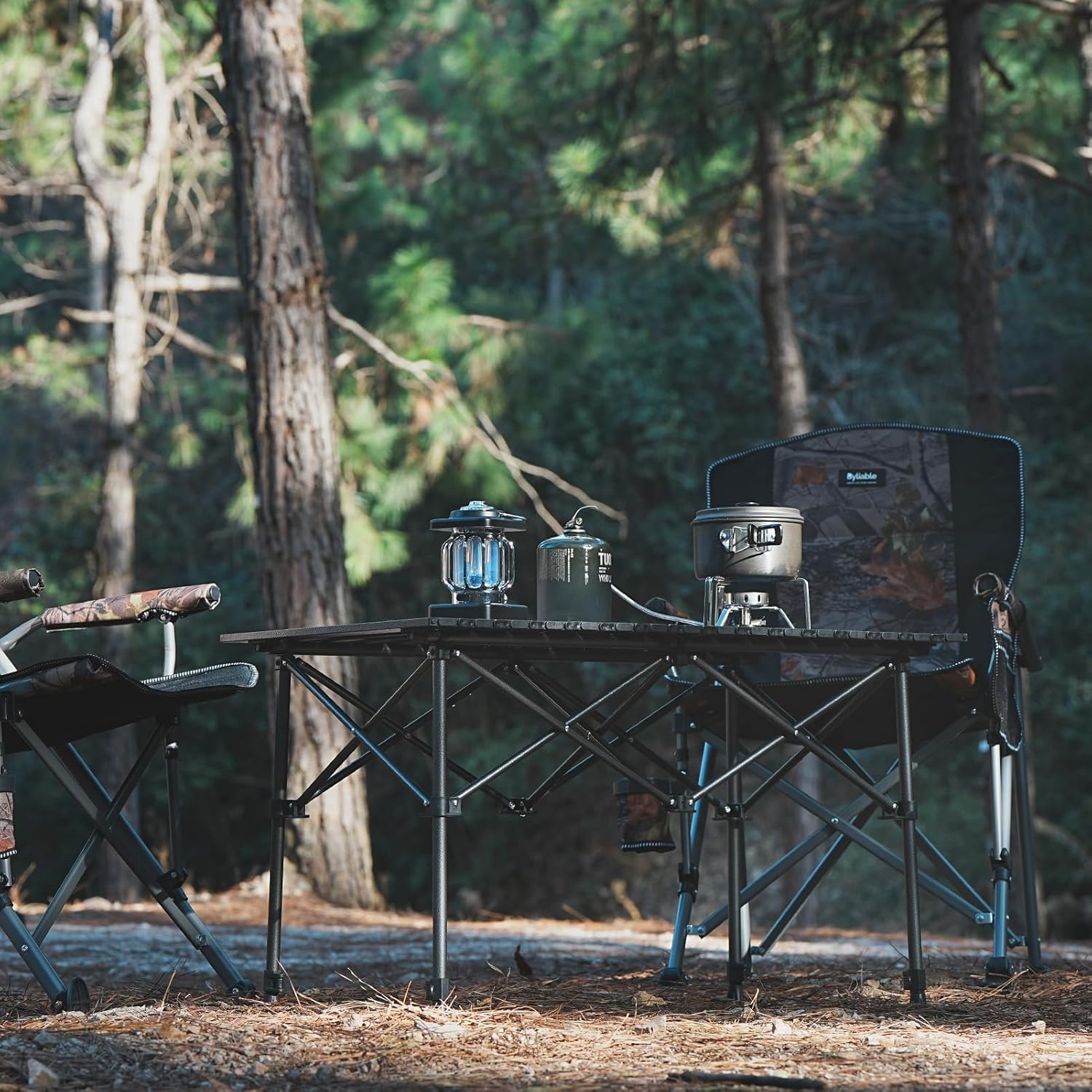 折りたたみ式ポータブルキャンプテーブル アルミ製 軽量 ロー - Outdoor Furniture Europe のレビューと価格