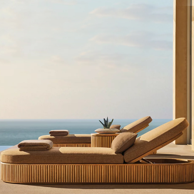 屋外プール用サンラウンジャーチェア、ホテル家具セット、レジャ - Outdoor Furniture Lounge Set のレビューと価格