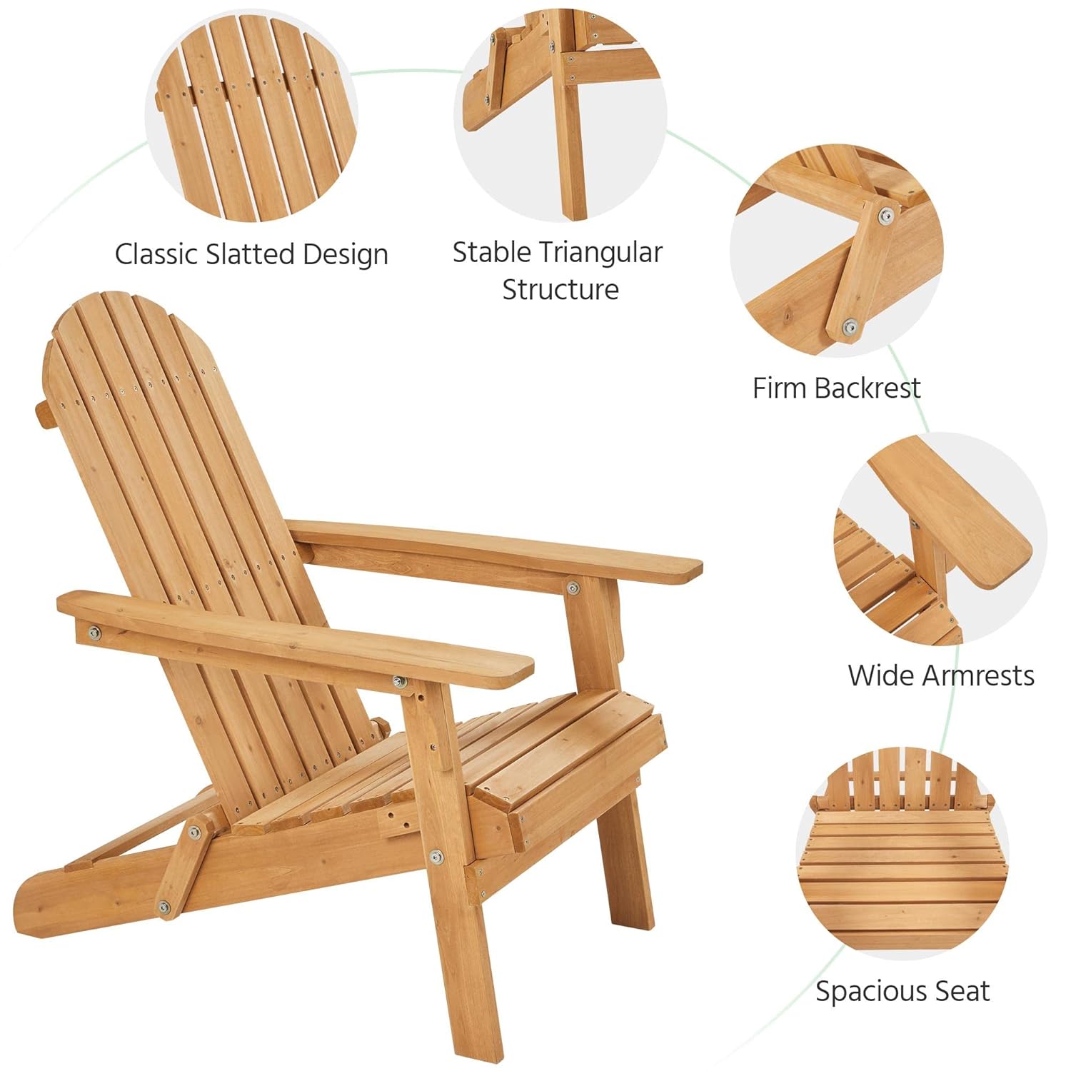 折りたたみ式アディロンダックチェア 2脚セット 屋外用、30 - Outdoor Furniture Lounge Set のレビューと価格