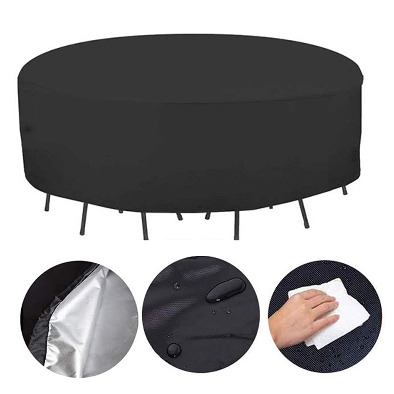12 サイズラウンド家具カバー 210D 高耐久パティオ家具 - Outdoor Furniture Covers のレビューと価格