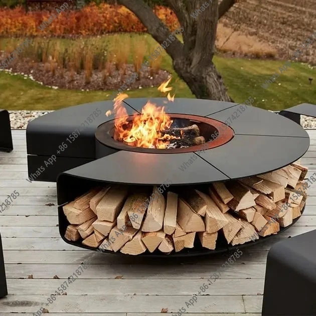 I C アウトドア無煙焚き火台 特許取得済みスチール製焚き火 - Outdoor Furniture With Fire Pit Table のレビューと価格