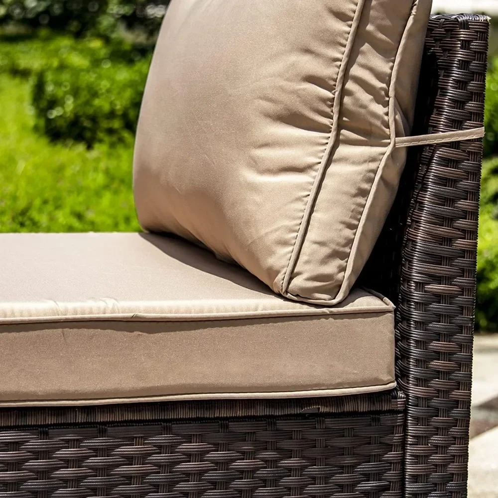 -プロパンファイヤーピットテーブル付きパティオ家具セット、1 - Outdoor Furniture With Fire Pit Table のレビューと価格