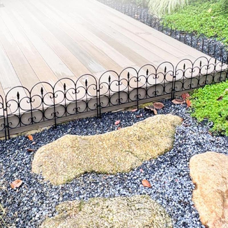 装飾ガーデンフェンス屋外防錆景観ワイヤーボーダー折りたたみ式 - Outdoor Daybed Furniture のレビューと価格
