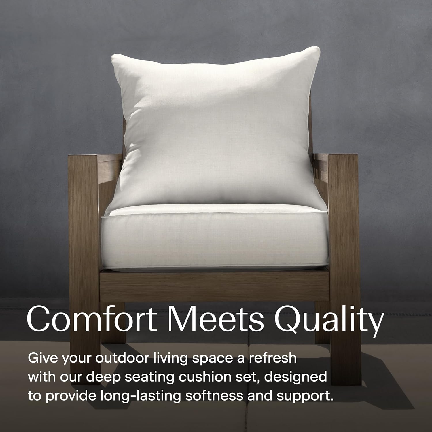 屋外パティオ家具、ソリッドボーンカラー、テクスチャード加工の - Outdoor Furniture Covers のレビューと価格