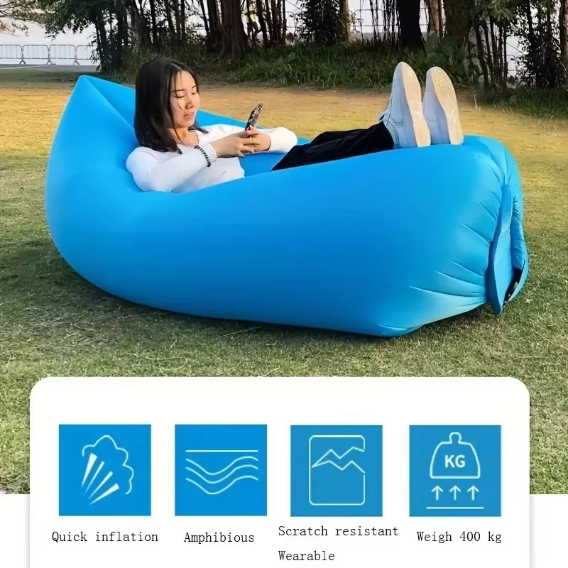 ポータブル折りたたみ式キャンプ用インフレータブルソファ、ポー - Outdoor Furniture Lounge Set のレビューと価格