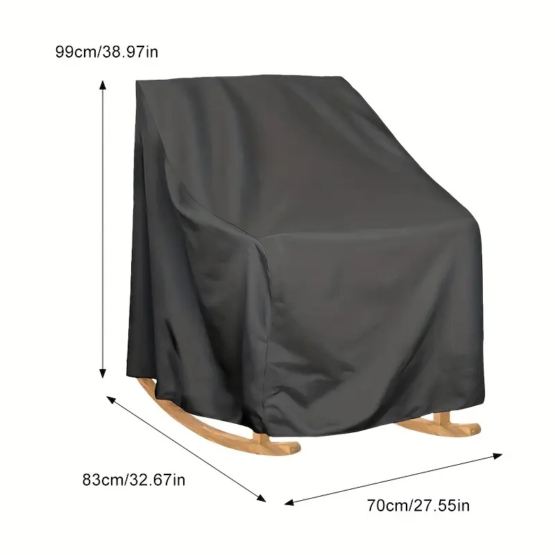 頑丈なオックスフォード生地の屋外ロッキングチェアカバー -  - Outdoor Furniture Covers のレビューと価格