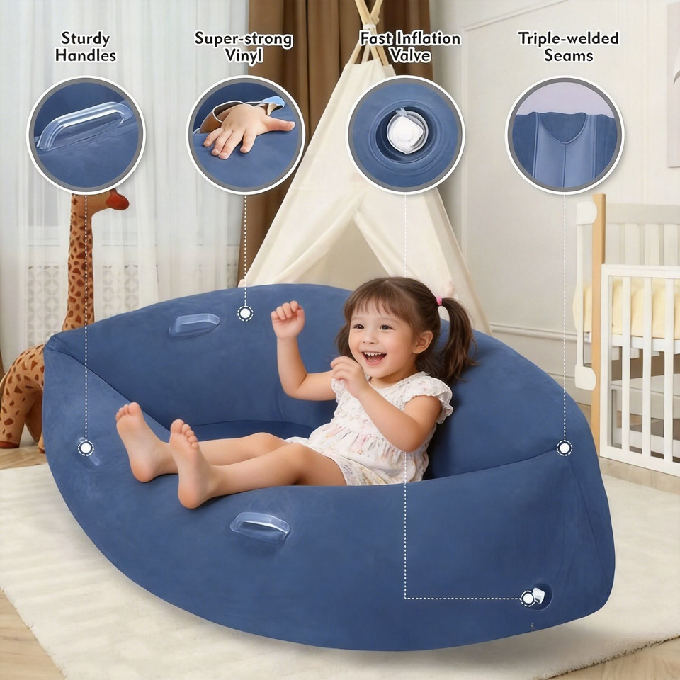 モダンポッドポータブル折りたたみ式ラウンジャーチェア、子供用 - Outdoor Furniture Zone のレビューと価格