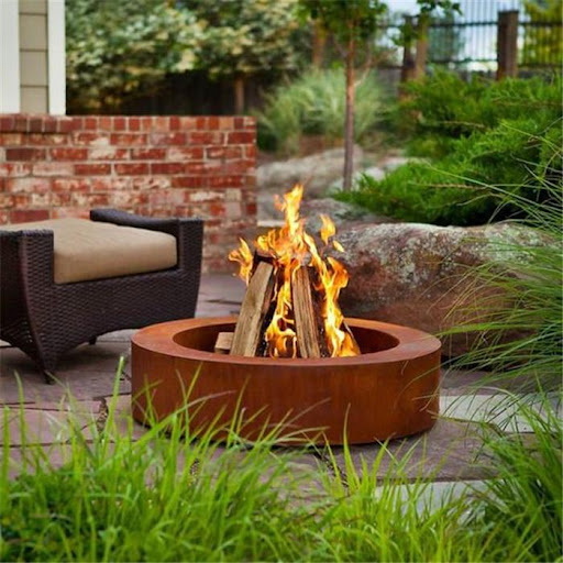 屋外ソファセット焚き火台テーブルカスタムメイド屋外家具パティ - Outdoor Furniture With Fire Pit Table のレビューと価格