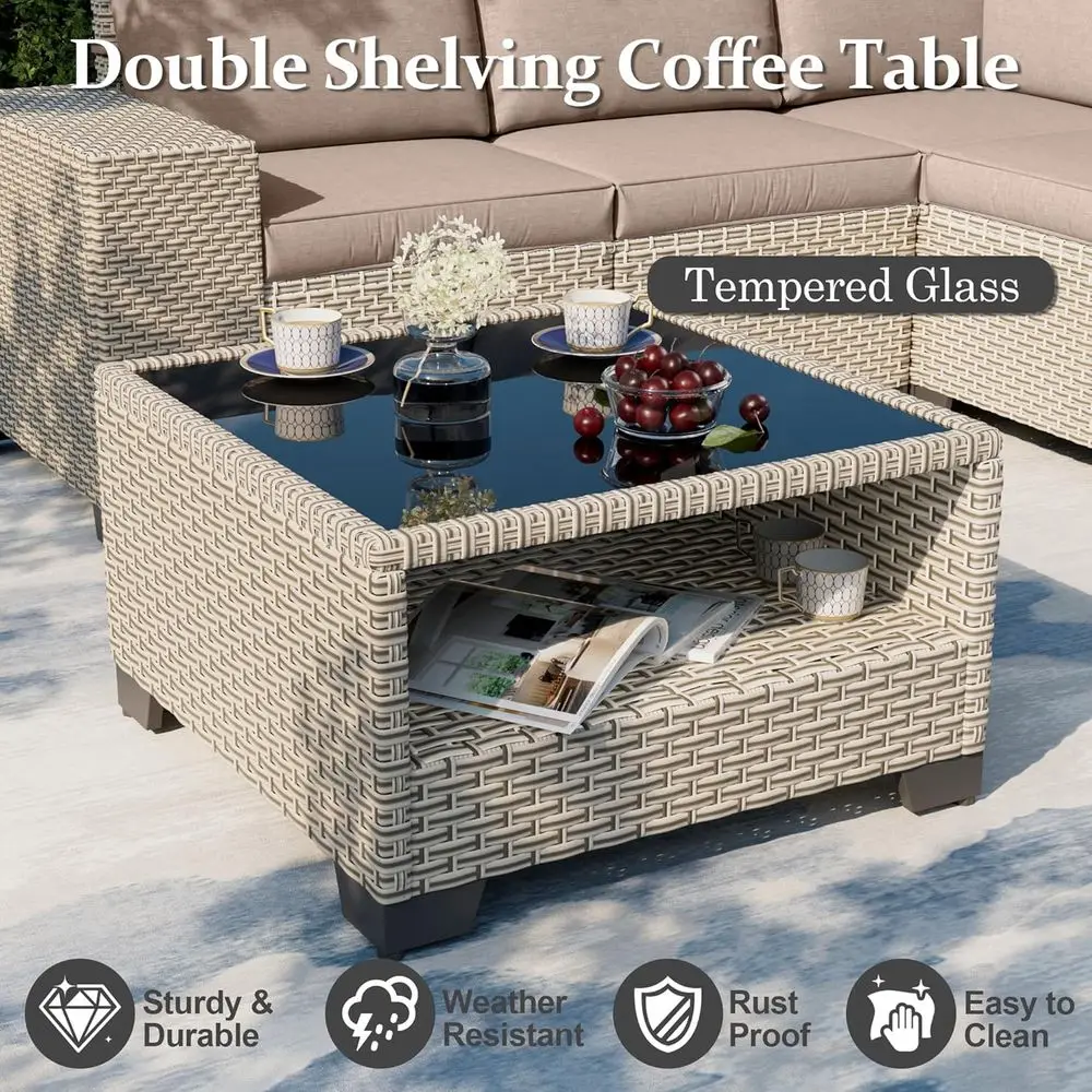 7点セットの屋外パティオ家具セット（ファイヤーピット、セクシ - Outdoor Furniture With Fire Pit Table のレビューと価格