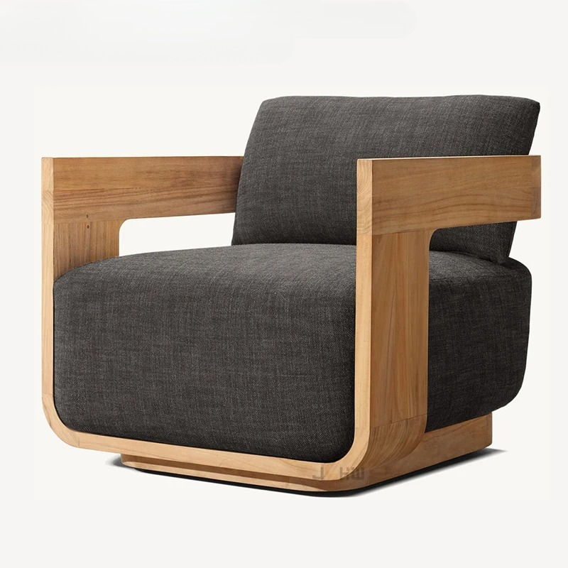 ソファ、防水UV耐性クッション付き、屋外木製家具、カスタマイ - Outdoor Furniture Europe のレビューと価格