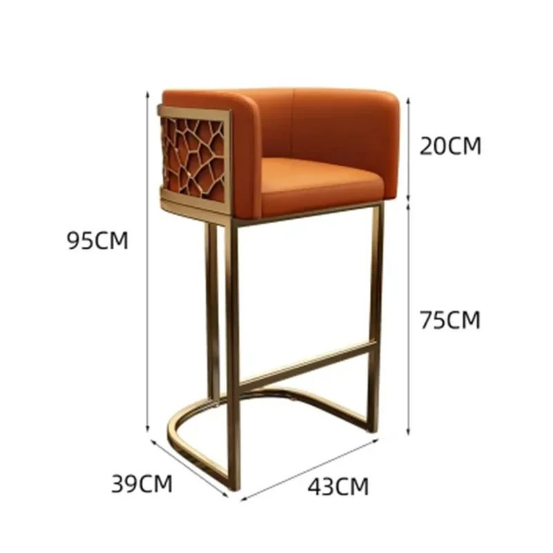 ホームハイキッチンスツール北欧高級人間工学に基づいたシンプル - Outdoor Furniture Europe のレビューと価格