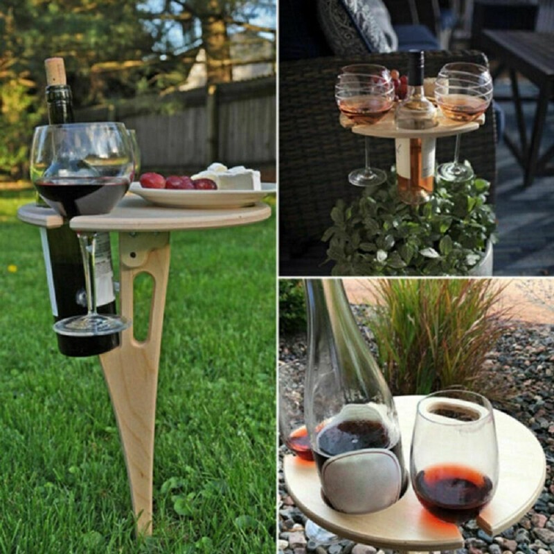 屋外用ワインテーブル ポータブルピクニックテーブル ワイング - Outdoor Furniture Europe のレビューと価格