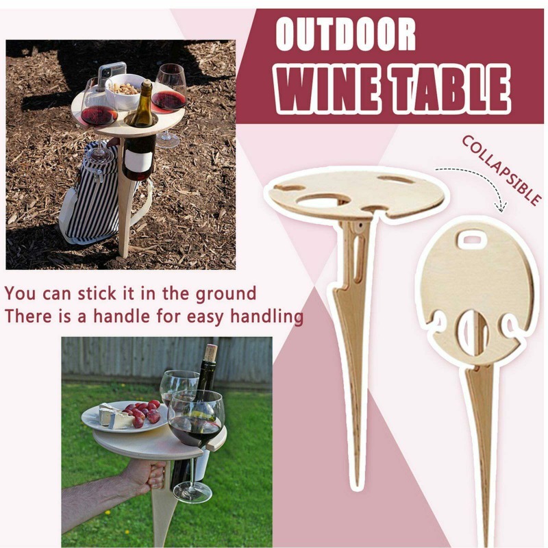 屋外用ワインテーブル ポータブルピクニックテーブル ワイング - Outdoor Furniture Europe のレビューと価格