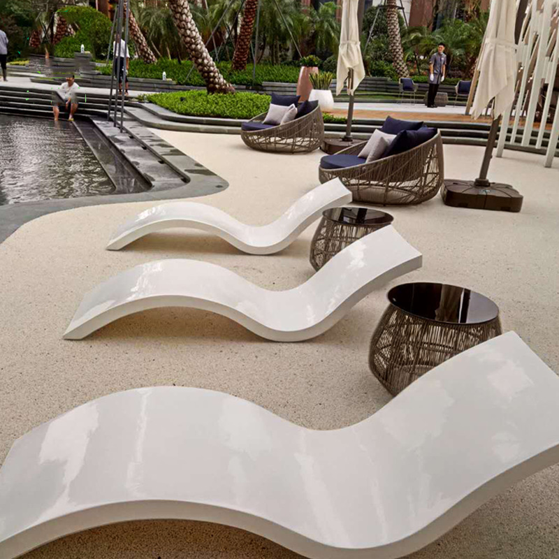 ホテル屋外家具 スイミングプール タンニングレッジ ラウンジ - Outdoor Daybed Furniture のレビューと価格